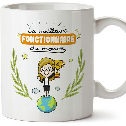 Mug/Tasse Fonctionnaire (Meilleur Du Monde) - Ides Cadeaux Drles Fonction Publique
