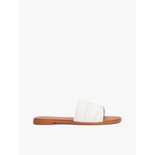 Mules  Brides En Toile  Logo Tiss Tommy Hilfiger Webbing Mule/Ecru - 41