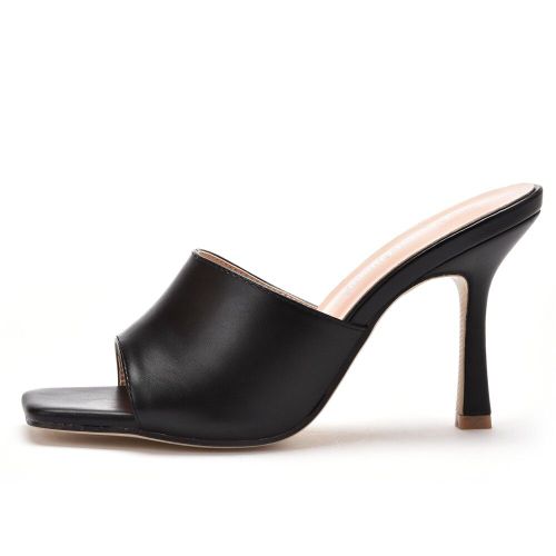 Mules  Talons Hauts 9cm Pour Femmes,Sandales D't Ftiches,Pantoufles Stiletto,Bal De Promo,Plateforme,Strip-Teaseuse,Chaussures Couleur Bonbon - 40