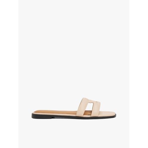 Mules En Cuir  Monogramme Th Th Logo Strap Mule/Misty Blush - 42