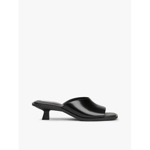Mules En Cuir Kitten Heel The Noho Mule/Black - 38