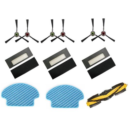 Multi-ensemble pice de rechange de rechange vadrouille chiffon brosse latrale HEPA filtre brosses principales pour Ecovacs DEEBOT DE55 DE6G Robot aspirateur