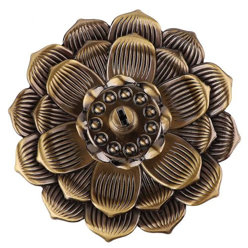 Multi Fonctionnel Lotus En Forme De Brleur DEncens Base Antique Cuivre Encensoir (Forme De Lotus Iii Bronze)