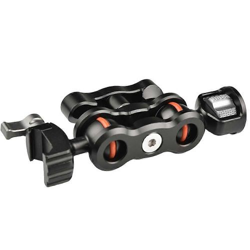 Multifonction Dual Ball Hot Shoe Magic Arm Mount Adapter 1/4 Pouce Vis 180 Degrs Camra Stand Soutien-gorge