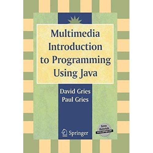Multimedia Introduction To Programming Using Java    Format Broch 