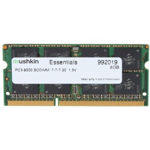 Mushkin 992019 (1 x 8GB, 1066 MHz, RAM DDR3, SO-DIMM), Mmoire vive