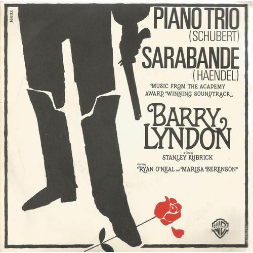 Music From The   Academy Award Winning Soundtrack Barry Lyndon  (A Film By Stanley Kubrick) : Sarabande (Final) 4'07 (Handel) / Danse Allemande N 1 En Ut Majeur (Schubert) 2'12  - L. Roseman 