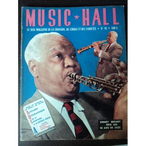 Music Hall No 18 Sidney Bechet Line Renau Etc