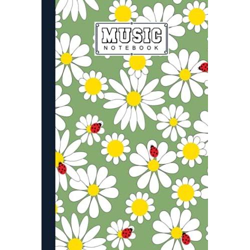 Music Notebook: Music Writing Notebook | Blank Sheet Music Notebook, 120 Pages, Size 6