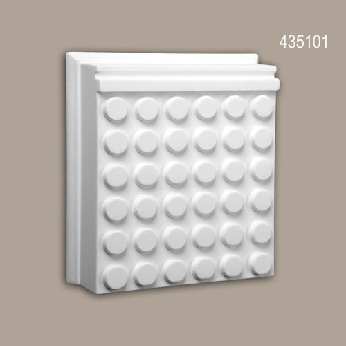 Mutule Profhome 435101 Moulure Exterieure lement Dcorative lment De Faade Design Intemporel Classique Blanc