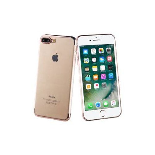 Muvit Crystal - Coque De Protection Pour Tlphone Portable - Transparent, Or Ros