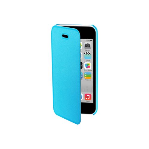 Muvit Easy Folio - tui  Rabat Pour Tlphone Portable - Bleu