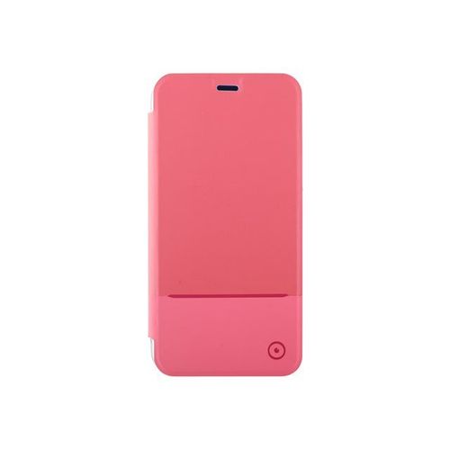 Muvit Folio Case - Special Edition - tui  Rabat Pour Tlphone Portable - Polyurthane - Transparent, Rose