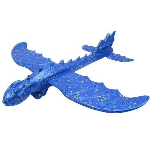 Mvi 2 Pieces  La Main Lancer Dragon Mousse Avion Double Trou Plat Volant Rond Point Cascades Bricolage Modele Jouet 708