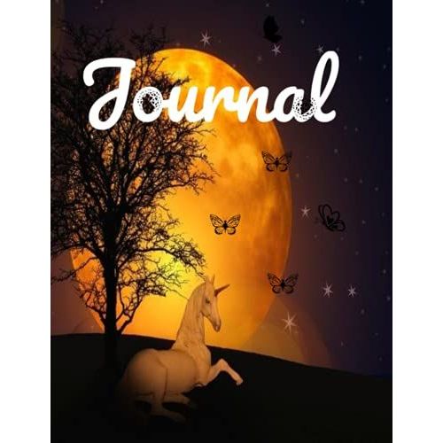 My Journal: Unicorn Notebook Journal With 110 Pages. Perfect For All Ages.   de Gardner, Ty  Format Broch 