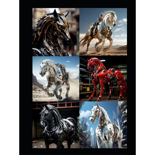 My Picture Book Of Robot Horses: A Delightful Visual Journey Of Equine Robotics   de Ross, Ari  Format Broch 