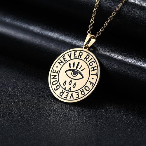 Myshape Bijoux En Acier Inoxydable, Hamsa, Pendentif Pour Femmes, Collier Religieux