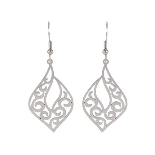 Myshape-Boucles D'oreilles Filigree En Acier Inoxydable, Boucles D'oreilles Pendantes, Style Ethnique, Bohme, Couleur Or, Boucles D'oreilles De Mariage Pour Femmes
