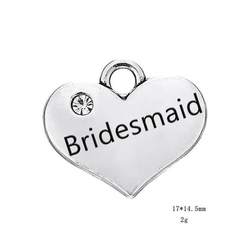 Myshape Breloques En Pierre Transparente Pour Demoiselle D'honneur Et Fille En Alliage De Zinc, Pendentif, Bracelet Dangle, Collier, Fabrication De Bijoux De Mariage, 10 Pices