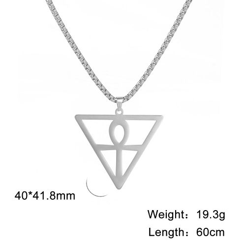 Myshape Collier Pendentif Il D'horus En Croix gyptienne, Vintage, En Acier Inoxydable, Amulette Talisman, Bijoux Religieux