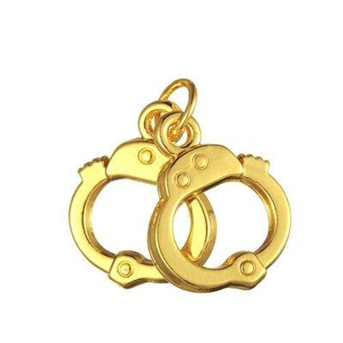 Myshape Menottes En Alliage De Zinc Couleur Or Argent, 10 Pices, Pendentif D'amour, Breloque Pour Bracelets, Colliers, Accessoires De Fabrication De Bijoux  Faire Soi-Mme