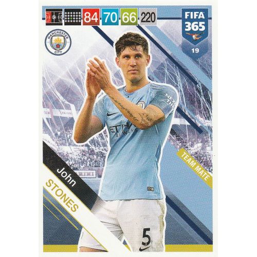 N 19 - Carte Adrenalyn Xl Panini Foot Fifa 365 2019