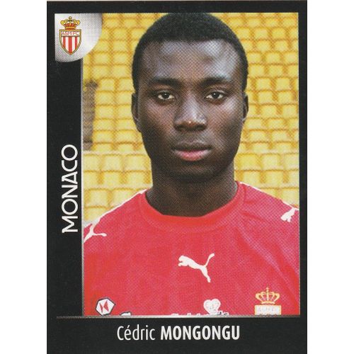 N 279 - Stickers Image Vignette Panini - Foot 2008 - Cedric Mongongu - As Monaco