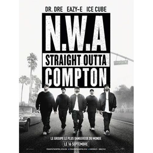N.W.A. - Straight Outta Compton (2015) - Affiche Originale De Cinma - 120x160 Cm - Plie - F. Gary Gray, OShea Jackson Jr., Corey Hawkins, Jason Mitchell