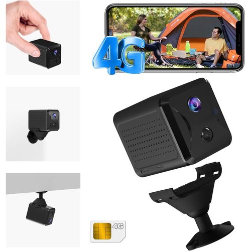 Naeryut-4g Lte Camera 4g With Sim Card,Surveillance Camera Without Internet,5200 Mah Battery,1080p Hd Portable,160 Angle,Motion Detection Alert,Night Vision,Support Sd/Cloud
