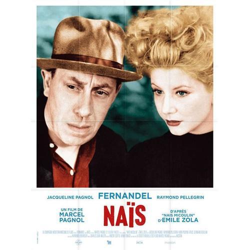 Nas -Vritable Affiche De Cinma Plie-Format 120x160 Cm-De Raymond Leboursier Avec Fernandel, Jacqueline Pagnol, Raymond Pellegrin, Henri Poupon, Charles Blavette, Henri Arius -1945 Reedition 2016