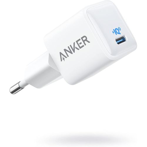 Nano Chargeur Iphone 20 W,Piq 3.0,Chargeur Usb C Compact Powerport Iii,Pour Iphone 16/16 Plus/16 Pro Max/15/14/13/12/11,Galaxy,Pixel 4/3,Ipad,Airpods Pro,Et Autres