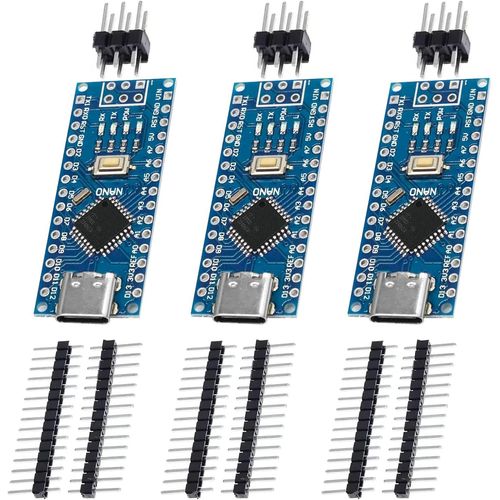 Nano Lot de 3 puces de Module pour connecteur de Type C 5 V 16 m-Microcontrleur Compatible avec Arduino IDE