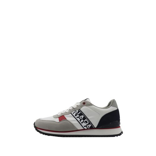 Napapijri Hommes - Baskets En Nylon Biango Gris Et Rouge Np0a4hl5-01e-11,5 - 45