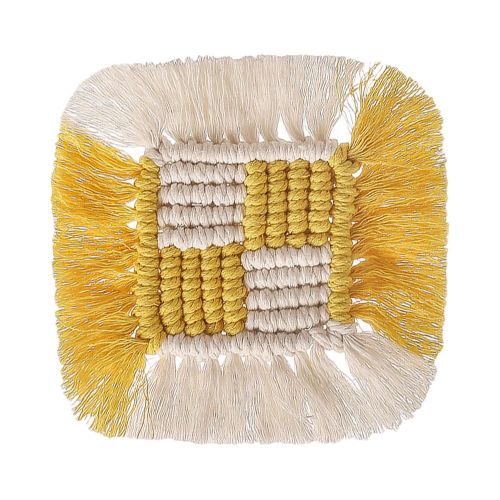 Napperon De Table En Coton Tress  La Main, Napperon De Style Nordique