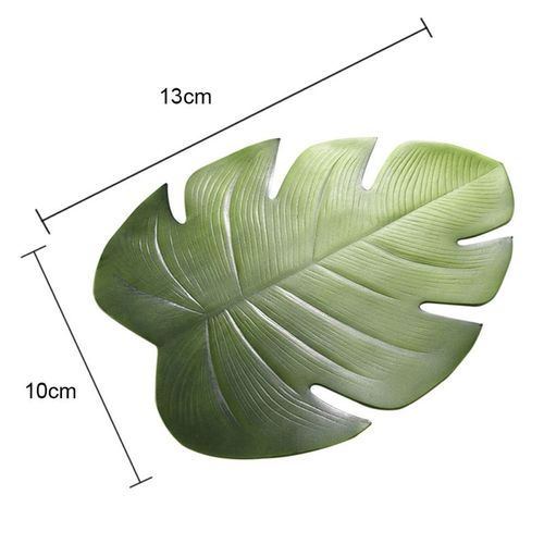 Napperon De Table En Feuille De Palmier, Antidrapant, Simple, Avec Isolation Thermique, Dessous De Plat, Pour Table  Manger