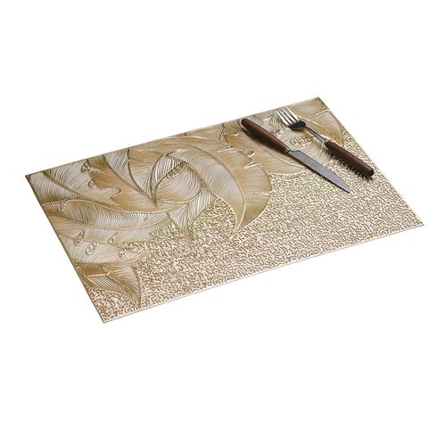 Napperons En Pvc Imprims Feuilles, Tapis De Table Isolants Rsistants  La Chaleur, Sous-Verres De Salle  Manger Rsistants  L'usure, Protecteurs De Table De Cuisine Carrs-Dor