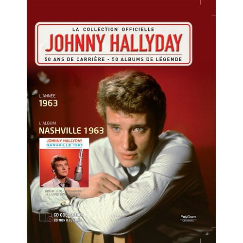 Johnny Hallyday Nashville 1963 N°44 de la collection officielle 50