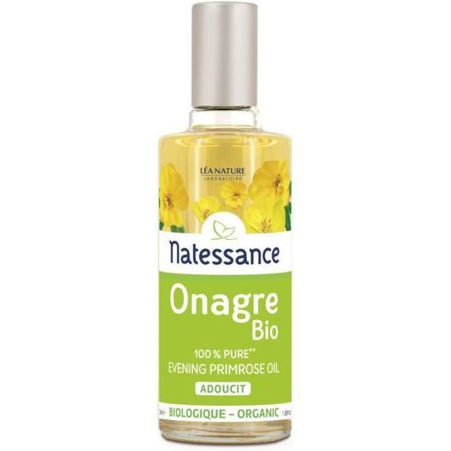 Natessance Huile D'Onagre Bio - 50 Ml - 100% Pure - Adoucit - Riche En Omega 6