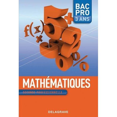 Mathmatiques Seconde Professionnelle Bac Pro 3 Ans   de Granjoux Nathalie  Format Poche 