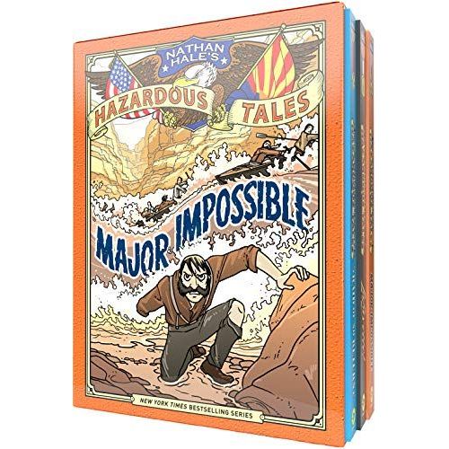 Nathan Hale's Hazardous Tales Third 3-Book Box Set    Format Reli 