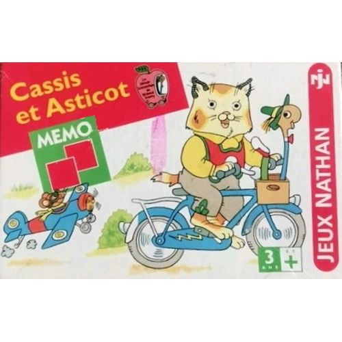 Nathan Jeux De Mmoire Cassis Et Asticot 1  4 Joueurs 3 Ans +