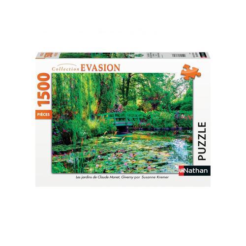Puzzle N Nathan Puzzle 1500 P - Les Jardins De Claude Monet, Giverny