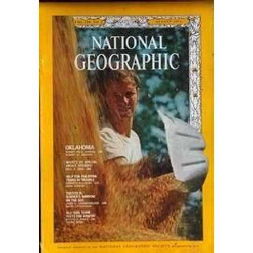 National Geographic Magazine N 140 Du 01/08/1971 - Oklahoma - Help For Philippine Tribes In Trouble - Tektite Ii - Science's Window On The Sea - All - Girl Team Tests The Habitat.