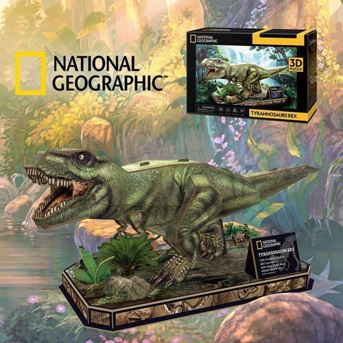 National Geographic, Puzzle 3d Tyrannosaurus Rex, Puzzle 3d Enfant, Puzzle Dinosaure, Puzzles 3d Modles  Assembler