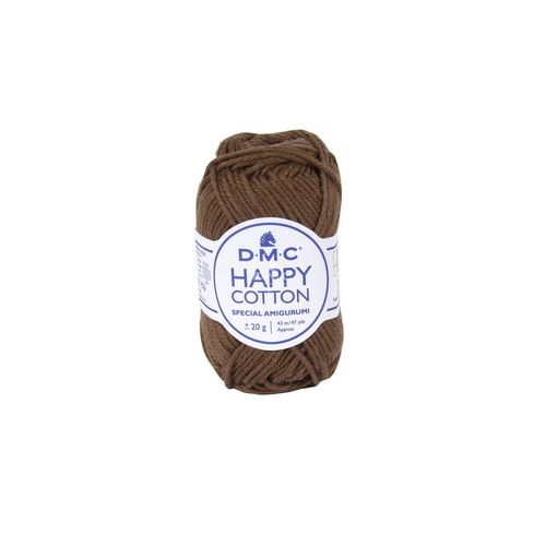 Natura Happy Cotton 3mm 20g Amigurumi Et Crochet Col. 777 Marron