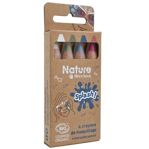 Nature By Grim'tout Nature Set Crayons 4 Couleurs Splash