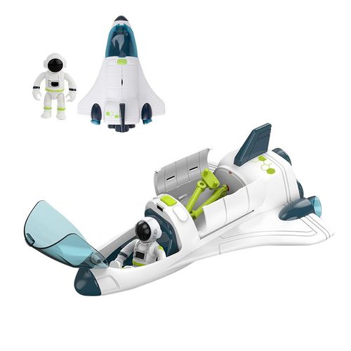 Navette Spatiale Moule Sous Pression Pour Enfants, Modle D'avion, Avec Son, Lumire, Prsentoir De Musique, Jouet, Cadeau