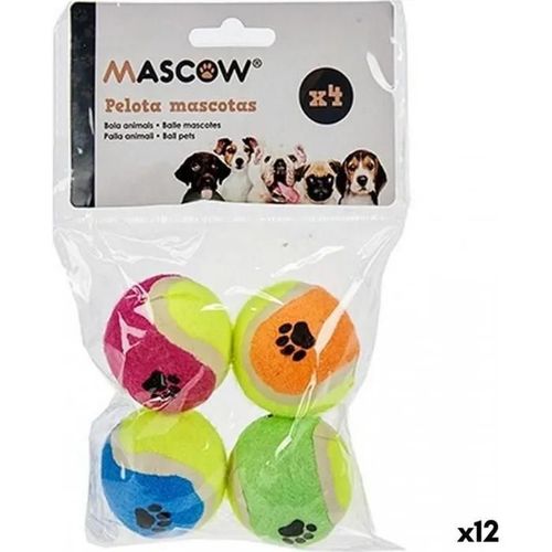 Nc Jouet Pour Chien Ballon Multicouleur  4,5 Cm Polythylne Polypropylne Abs (12 Units)
