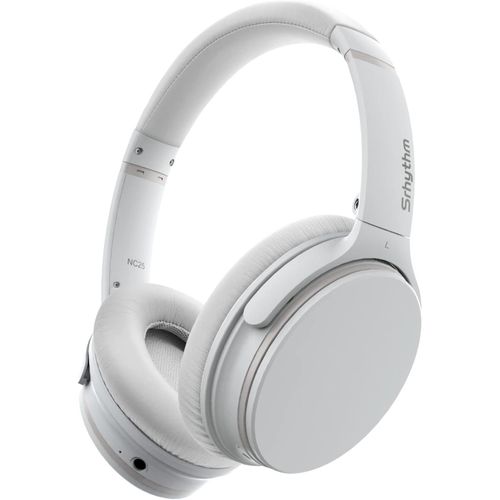 NC25 Casque Bluetooth sans Fil Reducteur de Bruit Active, 50H Autonomie et Charge Rapide, Ecouteurs Connexion  2 Appareils, Trs lger avec Micro, Mode Transparence et Jeu, Mmoire de Forme