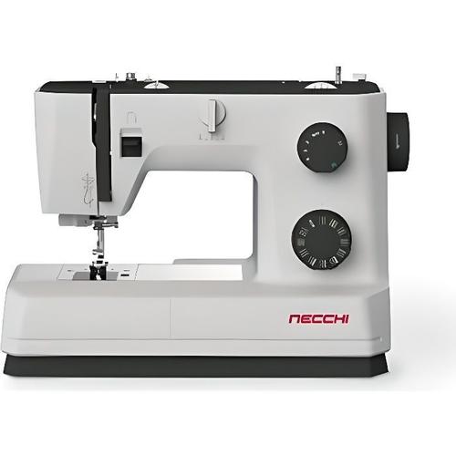 Necchi Q132a Machine  Coudre, Intrieur En Aluminium Moul Sous Pression, Coque En Abs, Noir, Regular